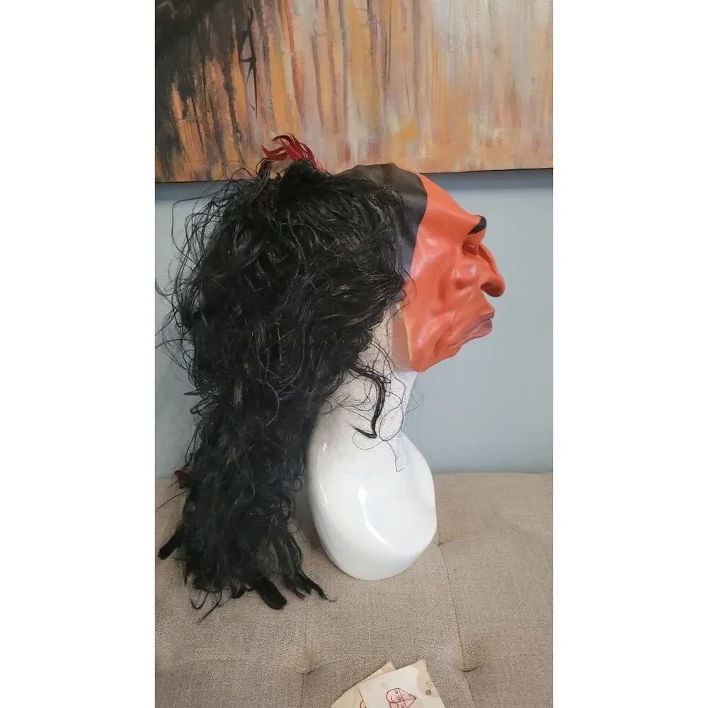Vintage 1988 Cesar Latex Mask w/ Original Masquerade Tag – Style 50037